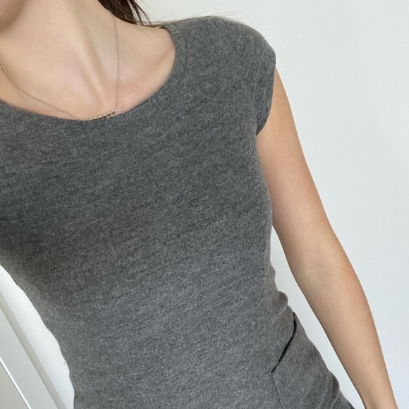 Banana republic - Grey wool dress - Picture 4 of 7